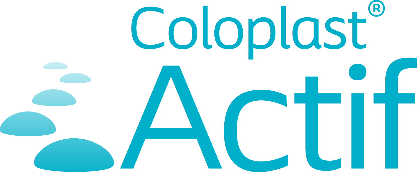 Logo Coloplast Actif turquoise