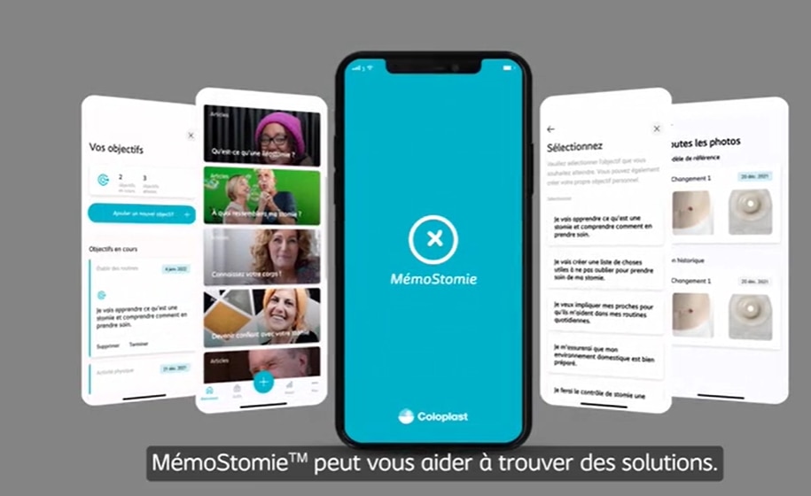 Découvrez MémoStomie™ :  application conçue pour mieux vivre avec votre stomie