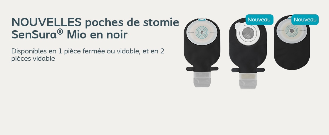 Poches stomie noires