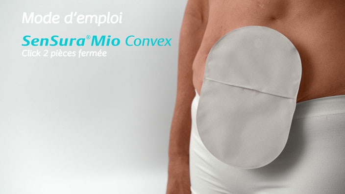 SenSura® Mio Convex Click 2 pièces fermée 