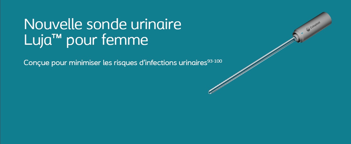 luja : sonde urinaire femme