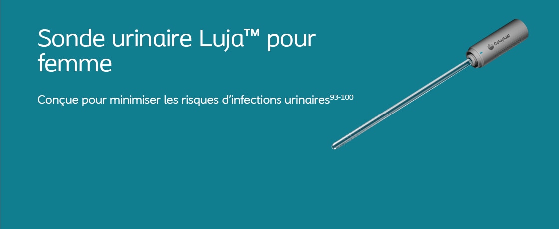 luja : sonde urinaire femme