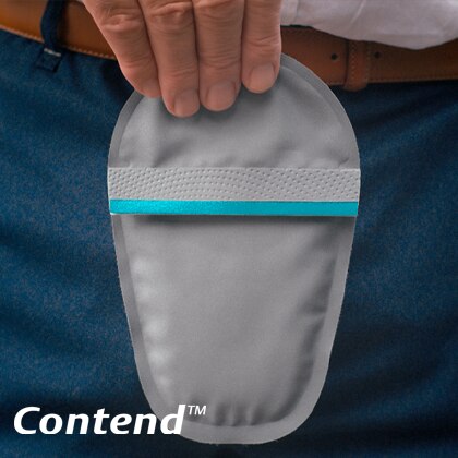 La dernière innovation pour les fuites urinaires légères masculines.