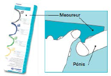 Choix du diamètre avec le mesureur Mesureur